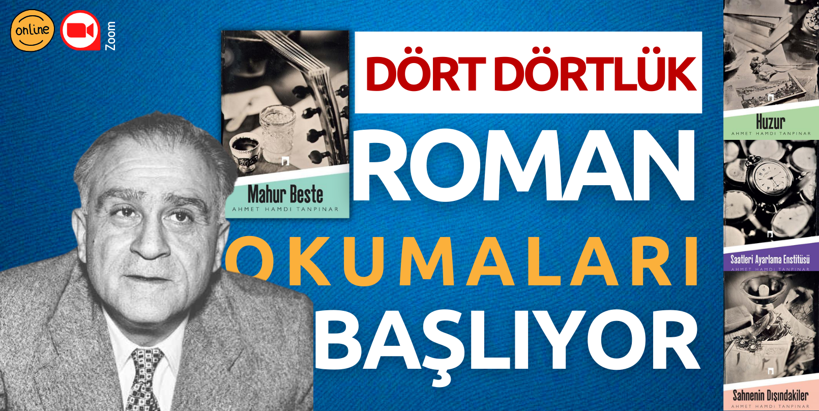 DAİMA EDEBİYAT’TAN “DÖRT DÖRTLÜK ROMAN OKUMALARI” ATÖLYESİ