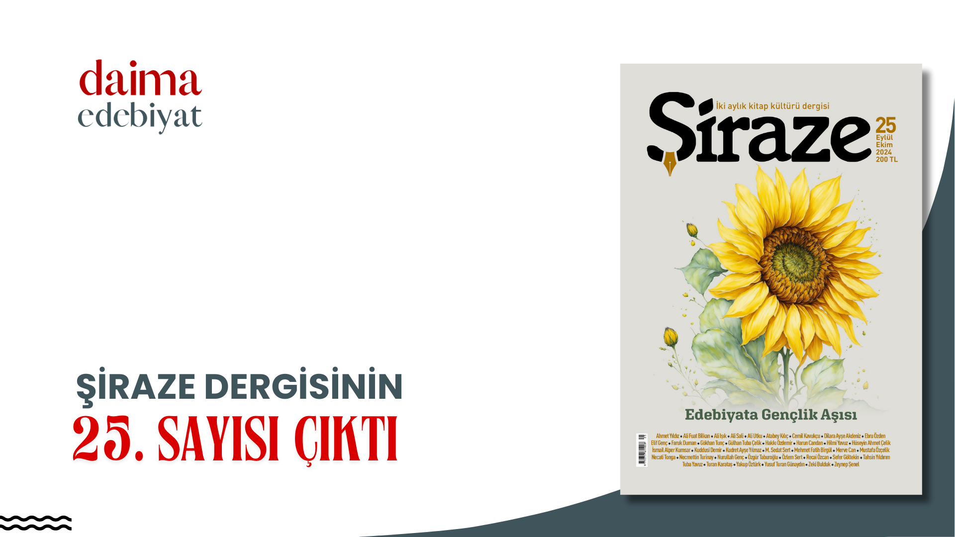 Şiraze Dergisinin 25. Sayısı Çıktı