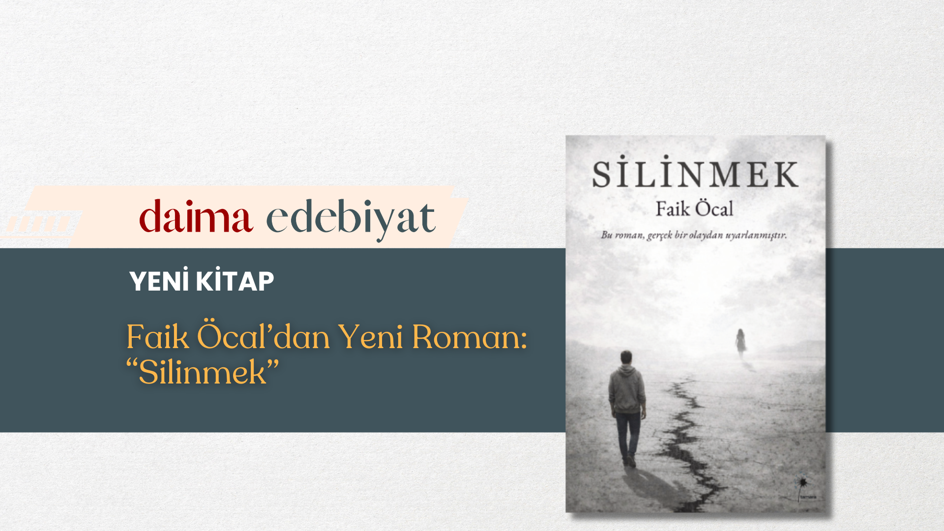 Faik Öcal’dan Yeni Roman: Silinmek