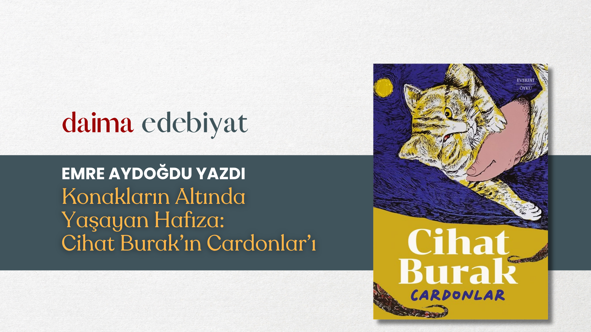 Konakların Altında Yaşayan Hafıza: Cihat Burak’ın Cardonlar’ı Konakların Altında Yaşayan Hafıza: Cihat Burak’ın Cardonlar’ı