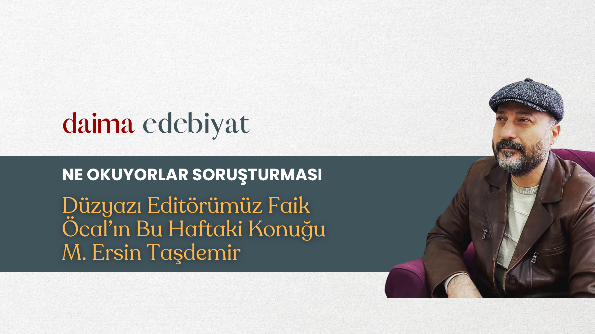 Ne Okuyorlar Soruşturması | M. Ersin Taşdemir
